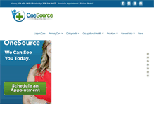 Tablet Screenshot of onesource-healthcare.com